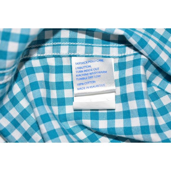 Southern Tide Trim Fit Shirt Men Size S Skipjack Long Sleeve Cotton Check Button - Picture 12 of 13
